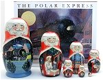 The Polar Express Book and Nesting Doll Set